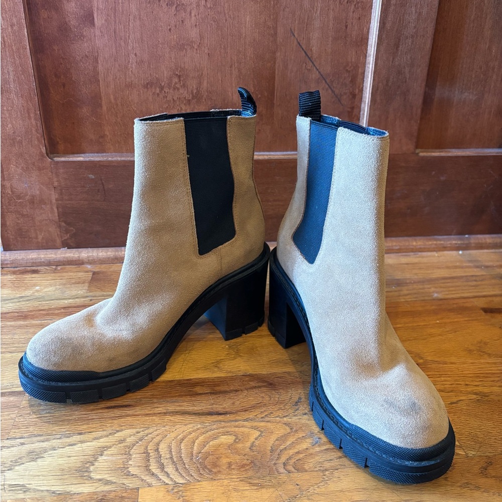Marc Fisher Tan Boots